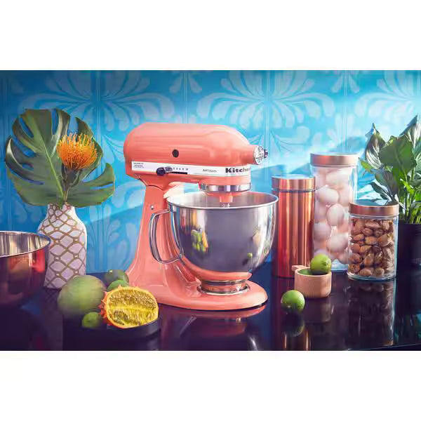5 qt. 10-Speed Stand Mixer with Flat Beater, Wire Whip and Dough Hook W108644
