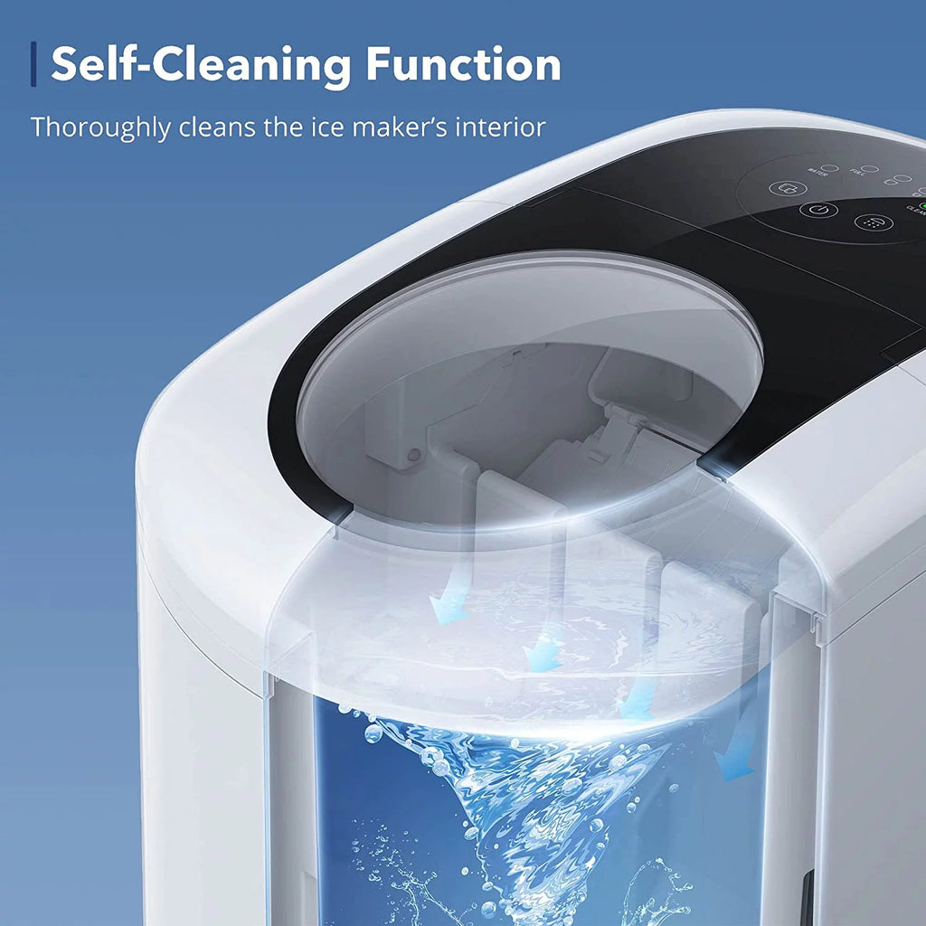 Countertop Ice Maker with Basket and Ice Scoop, White C466877
