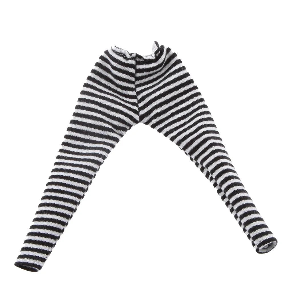 Stripe Tights Leggings for 1:6 Doll Blythe Clothes H96586