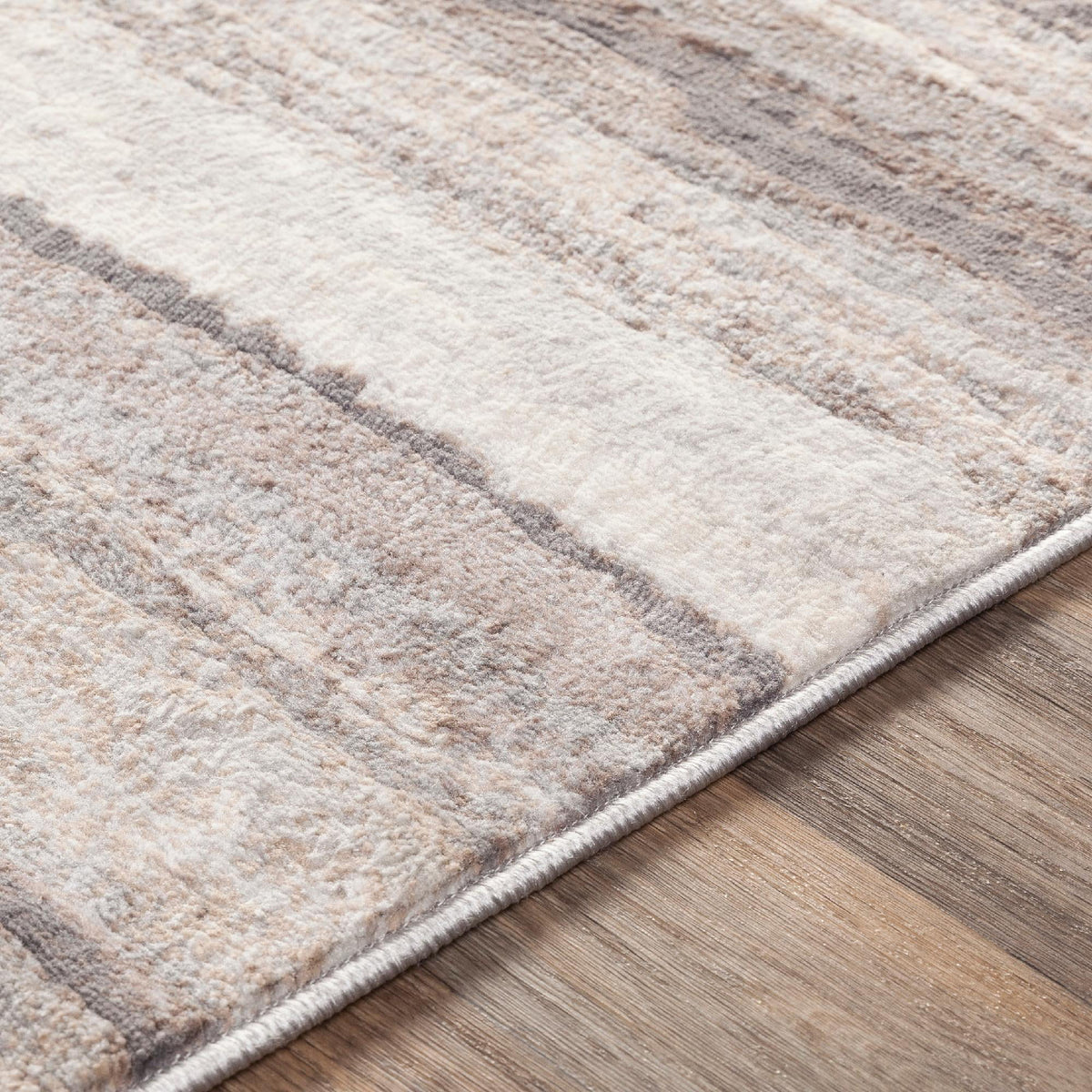 7x9 Medium Gray Area Rug U2528