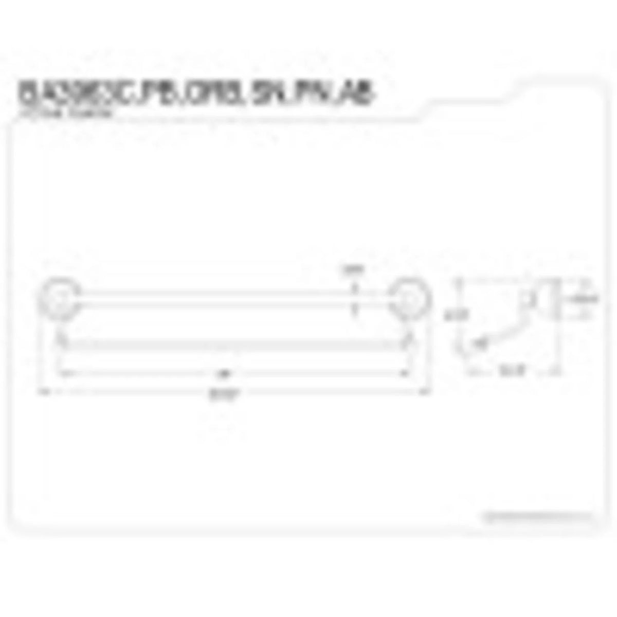 3-Piece Polished Chrome Bathroom Hardware M566