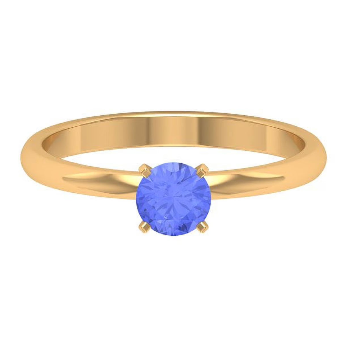 14K Yellow Gold Solitaire Ring G147088