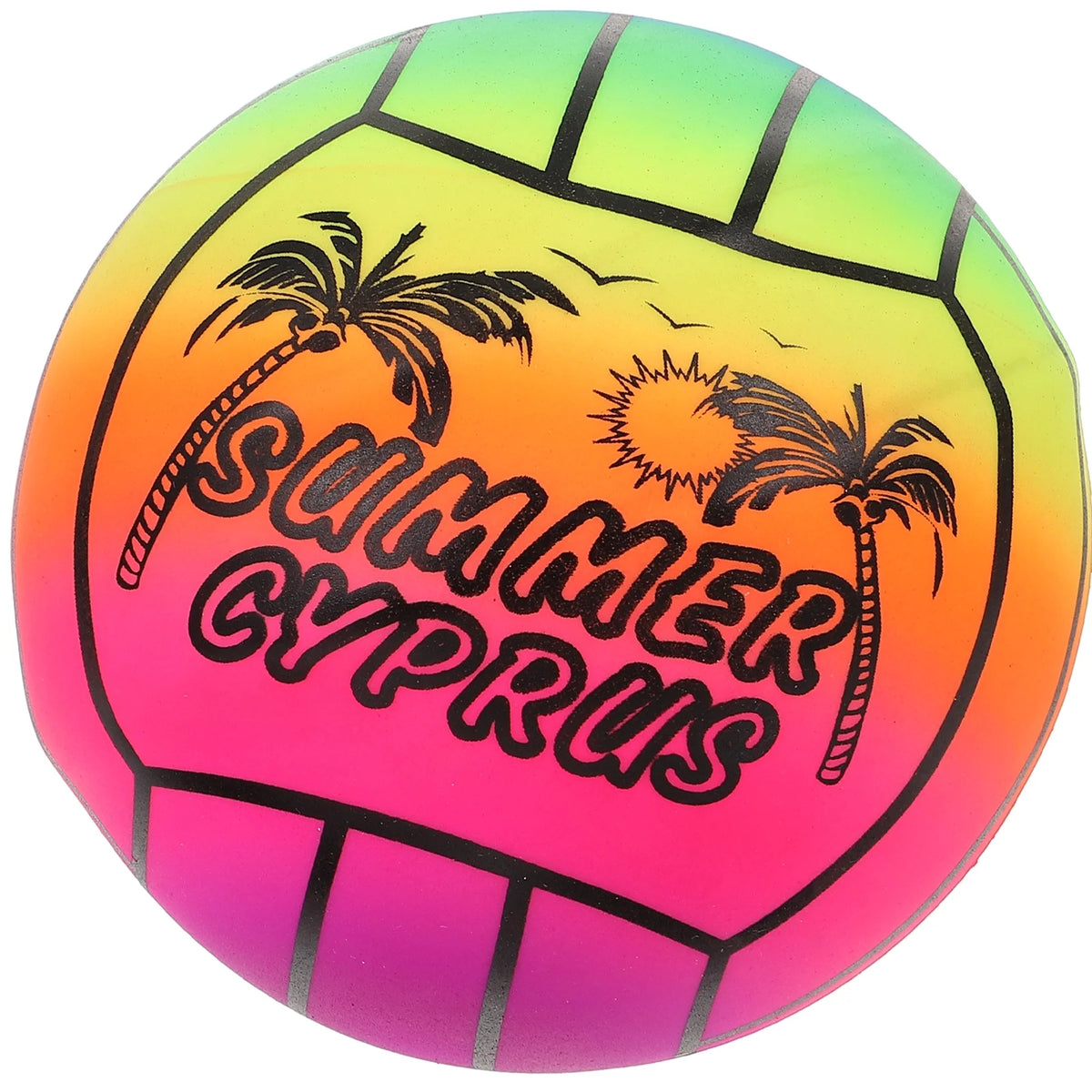 Inflatable Rainbow Volleyball Beach Ball Z91076