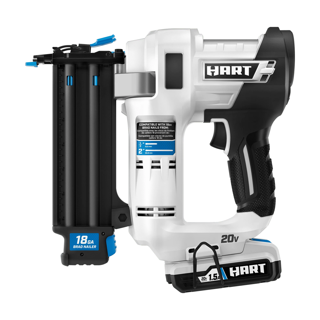 20-Volt 18-Gauge Battery-Powered Brad Nailer Kit T745
