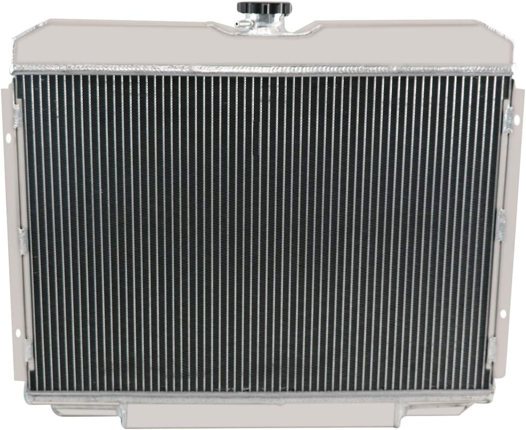 3 Row Aluminum Radiator with Shroud Fan Relay for Ford Mustang T217