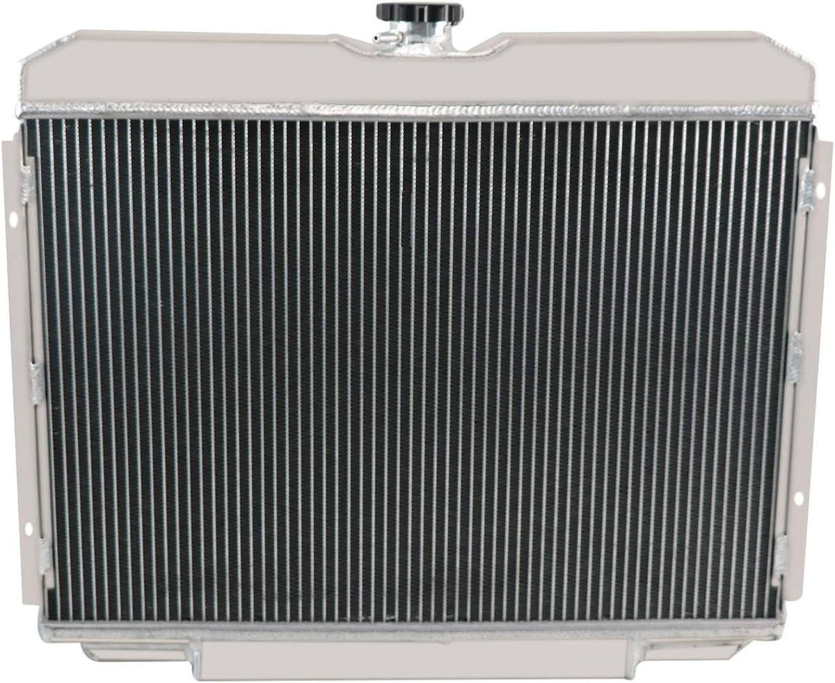 3 Row Aluminum Radiator with Shroud Fan Relay for Ford Mustang T217
