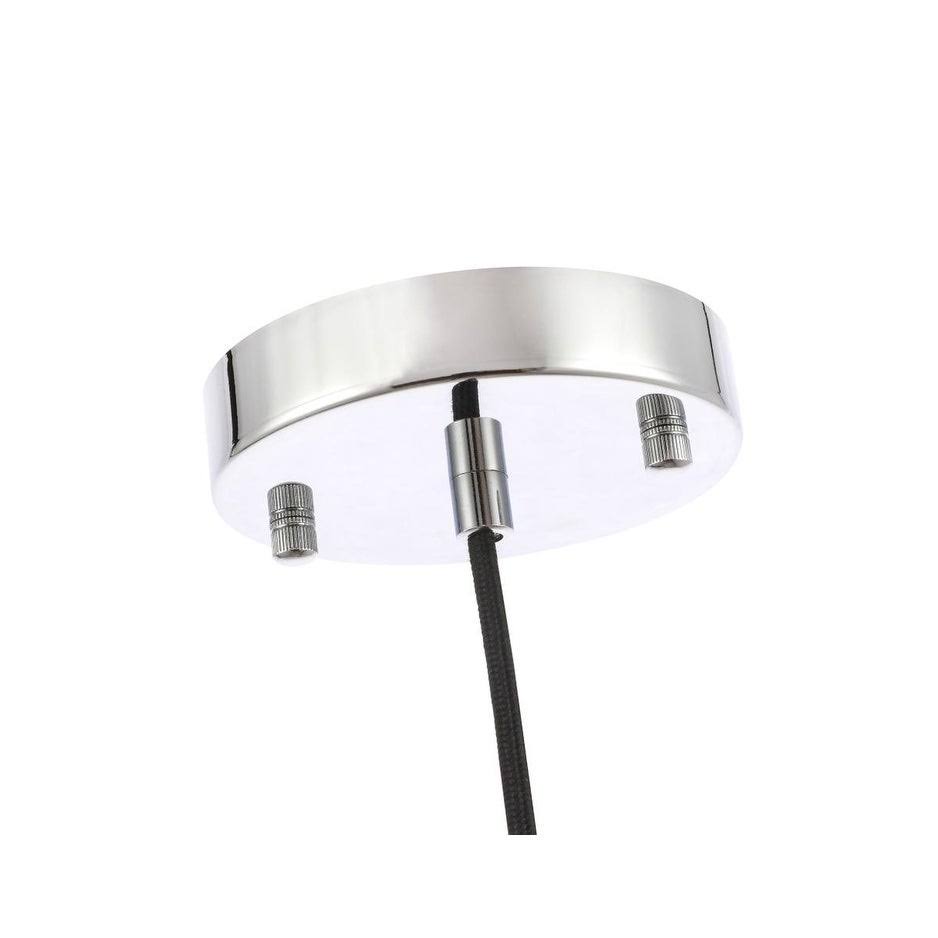 Black Seeded Glass 1-Light Table Lamp V371103
