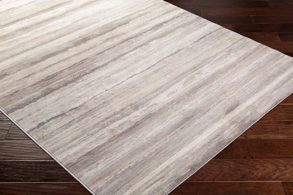 7x9 Medium Gray Area Rug U2528