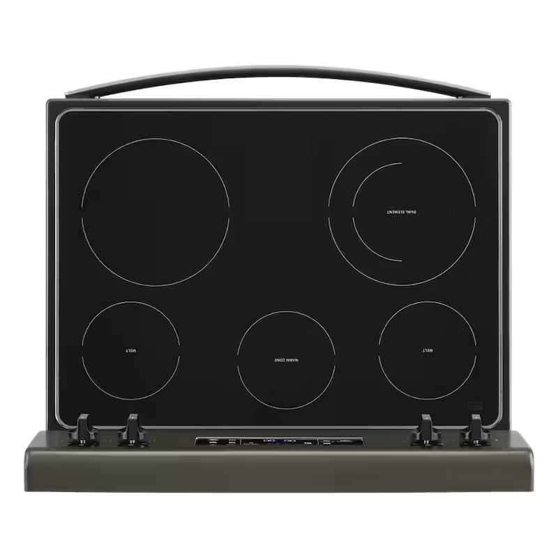 Black Stainless Electric Range with 5 Elements D99227