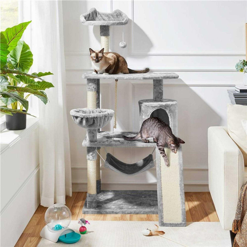61.5-in Plush Cat Tree Condo X716707