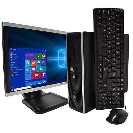 Black Desktop Computer 8GB Ram 120GB SSD Windows 10 Pro I92373