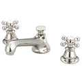 Polished Nickel Widespread Bathroom Faucet with Drain Assembly Z522424