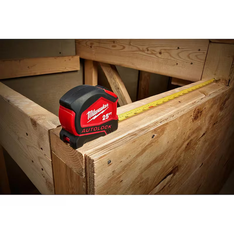 25 ft. and 16 ft. Compact Auto Lock Tape Measure F754342