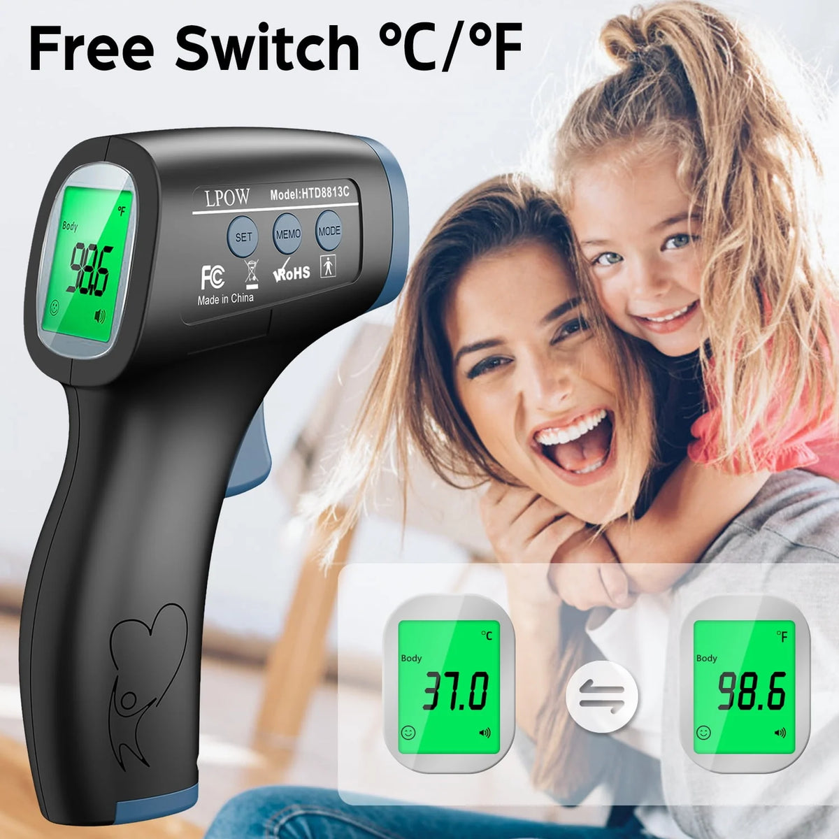 Infrared Digital Forehead Thermometer J51204