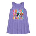 Multi-Color A-line Dress V109599