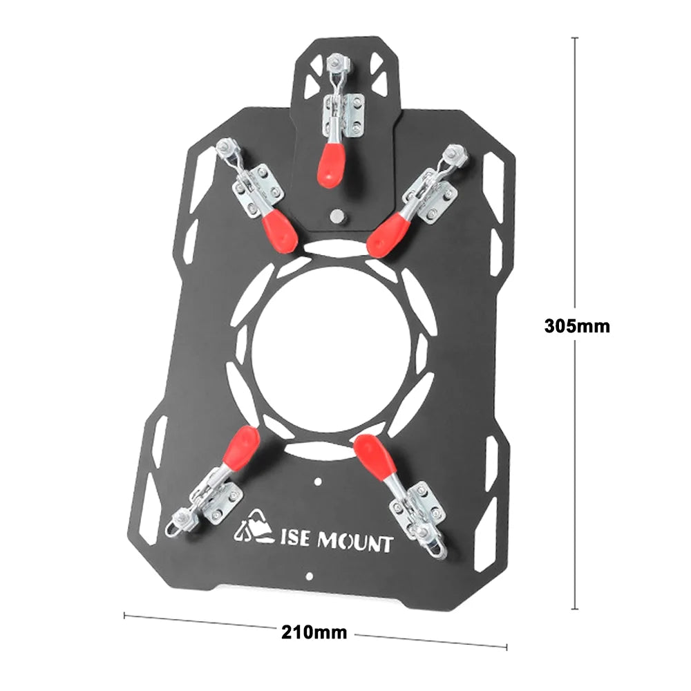 Tent Chimney Anti Scald Plate Clip on Stove Jack Camping Tent Protector (90mm Diameter) S714