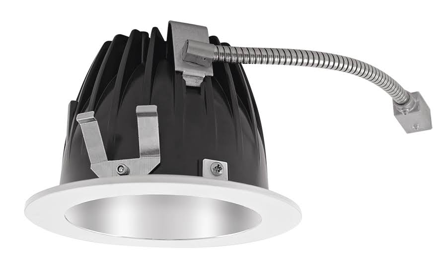 6x22 Round 3000K LED Wallwash Matte Silver Cone U3574
