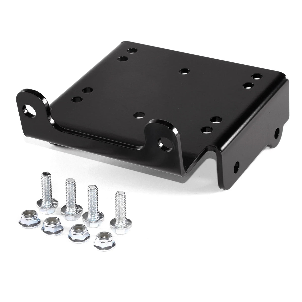 Heavy-Duty ATV Winch Mount Bracket Powder Coated Steel I987130