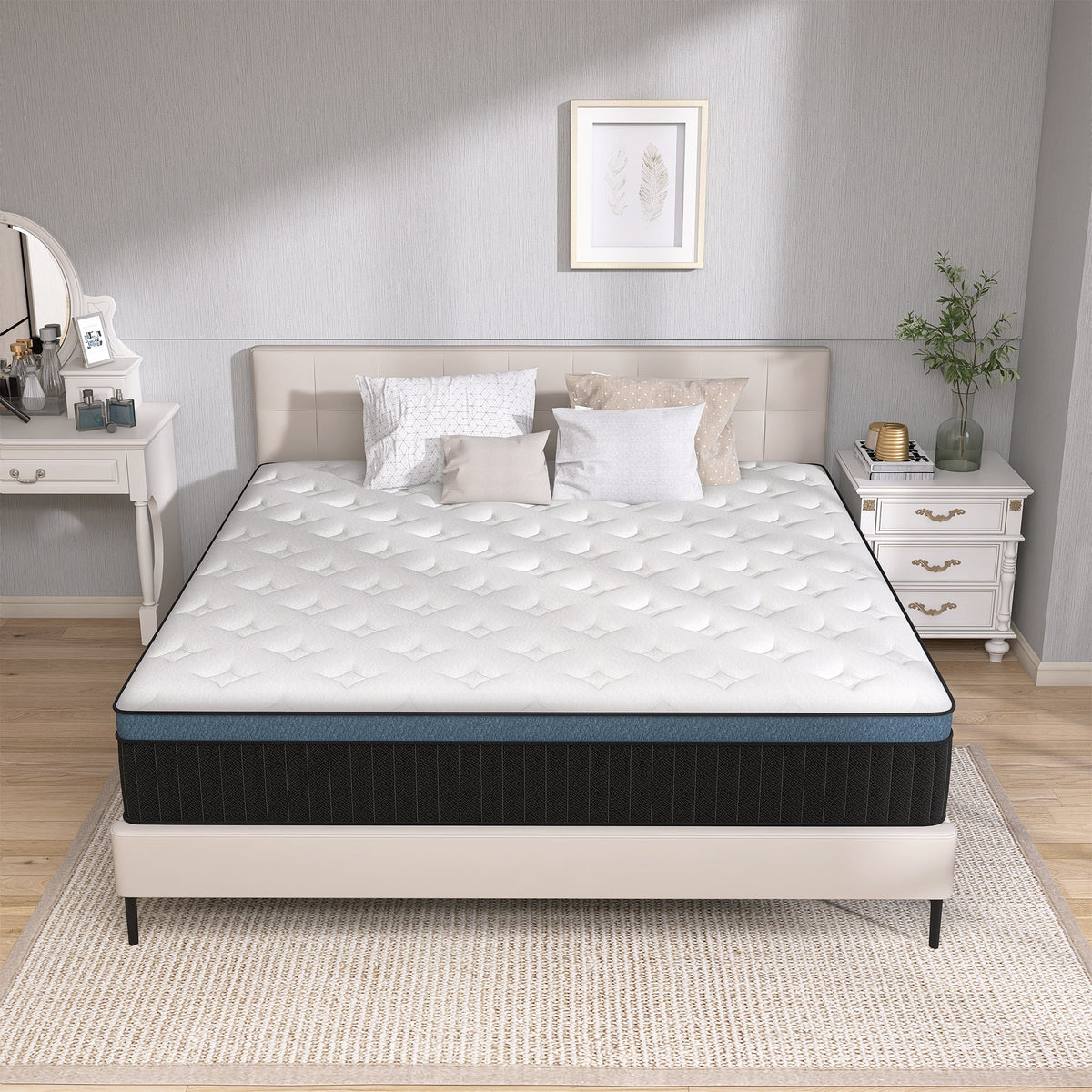 14 inch Full Hybrid Mattress with Gel Memory Foam L1088