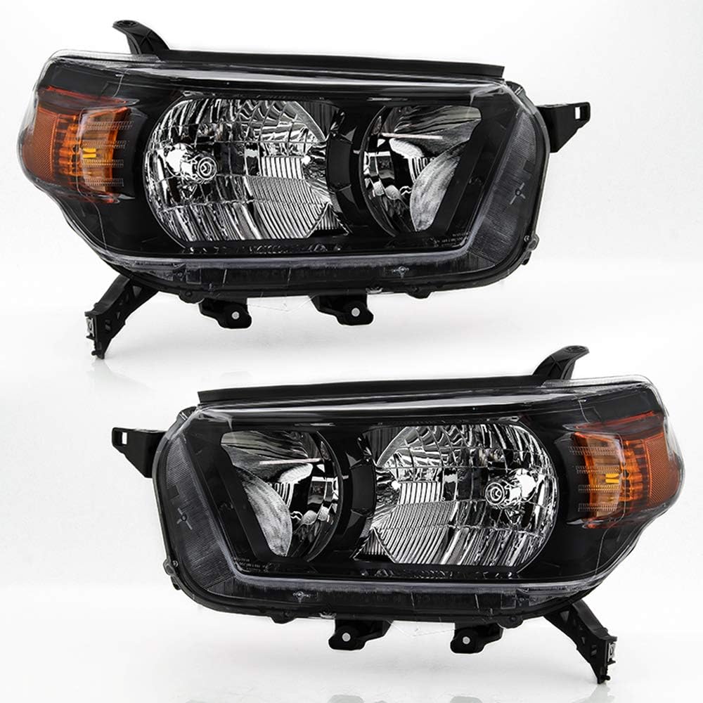 Black Housing Headlights Assembly Pair M677502