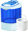 Portable Mini Washing Machine 5.7 lbs 2 in 1 Washer with Drain Hose, Blue D261297