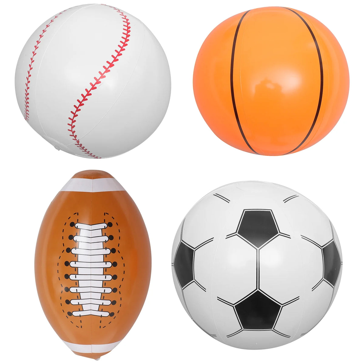 Inflatable Beach Ball Set of 4 T141284