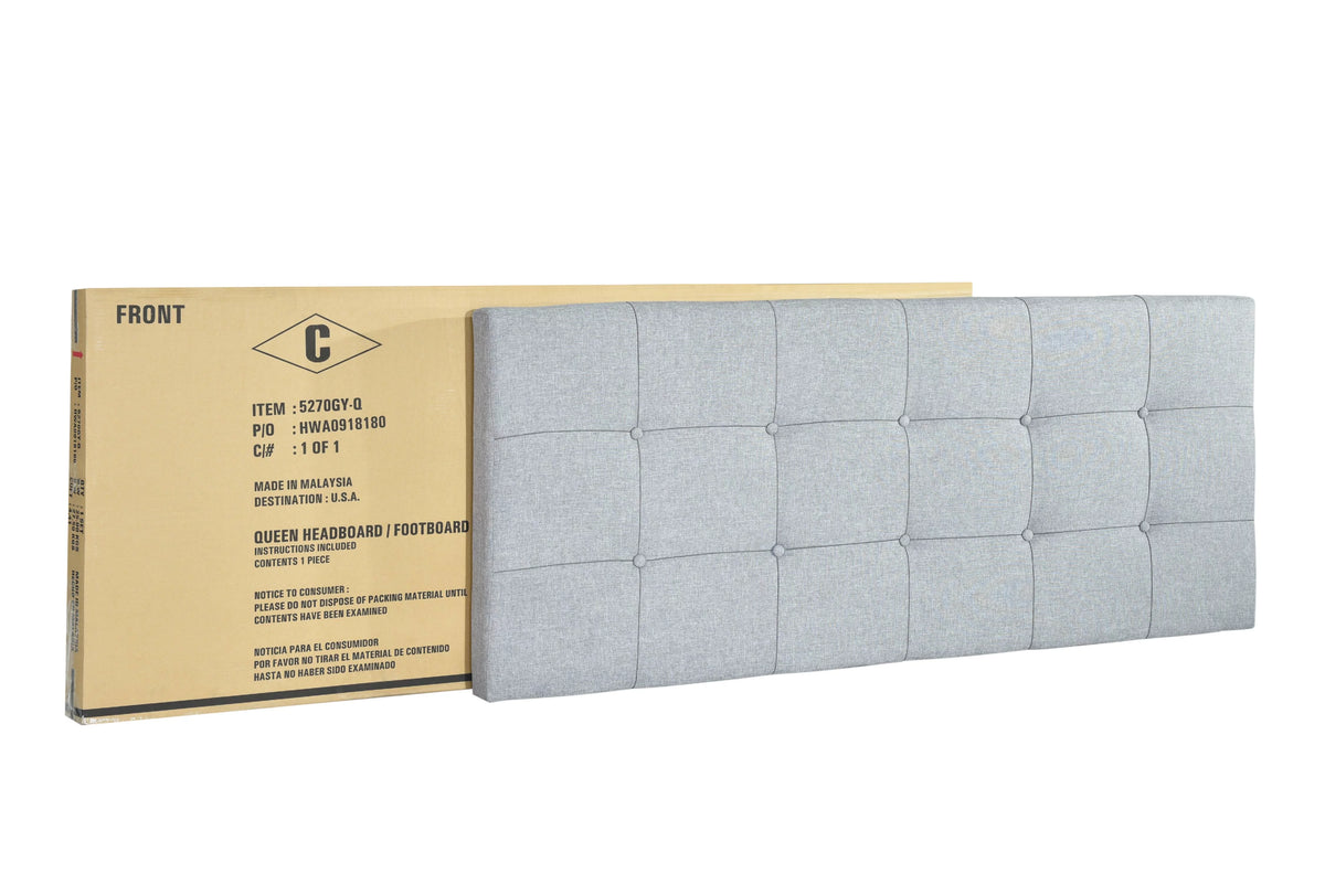 Gray Queen Panel Bed H292534