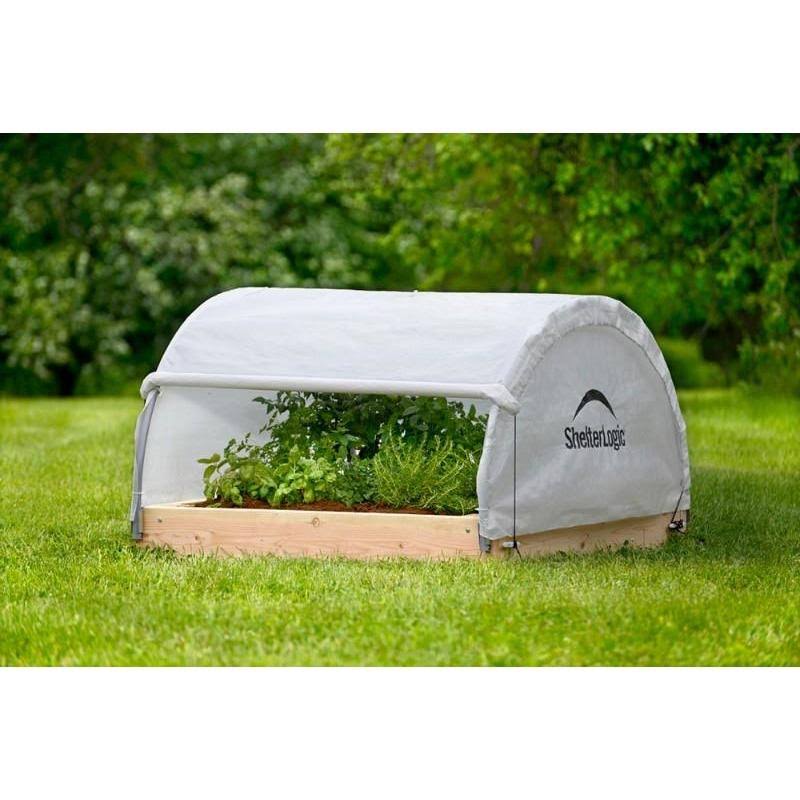 Round Raised Bed Greenhouse with Fully Closable Cover Q57695