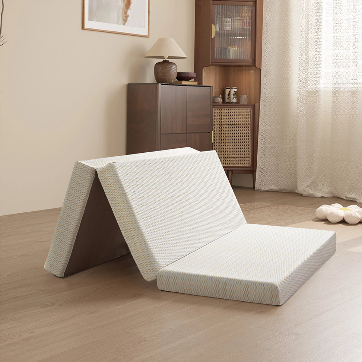 3 inch Twin Size Tri-Folding Memory Foam Mattress U1039