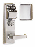 Electronic Lock, Satin Chrome, 12 Button Q582