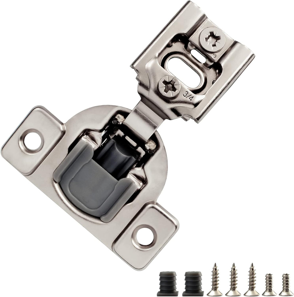 Compact Kitchen Cabinet Hinge (1/2 Overlay, 50 Pack) O269
