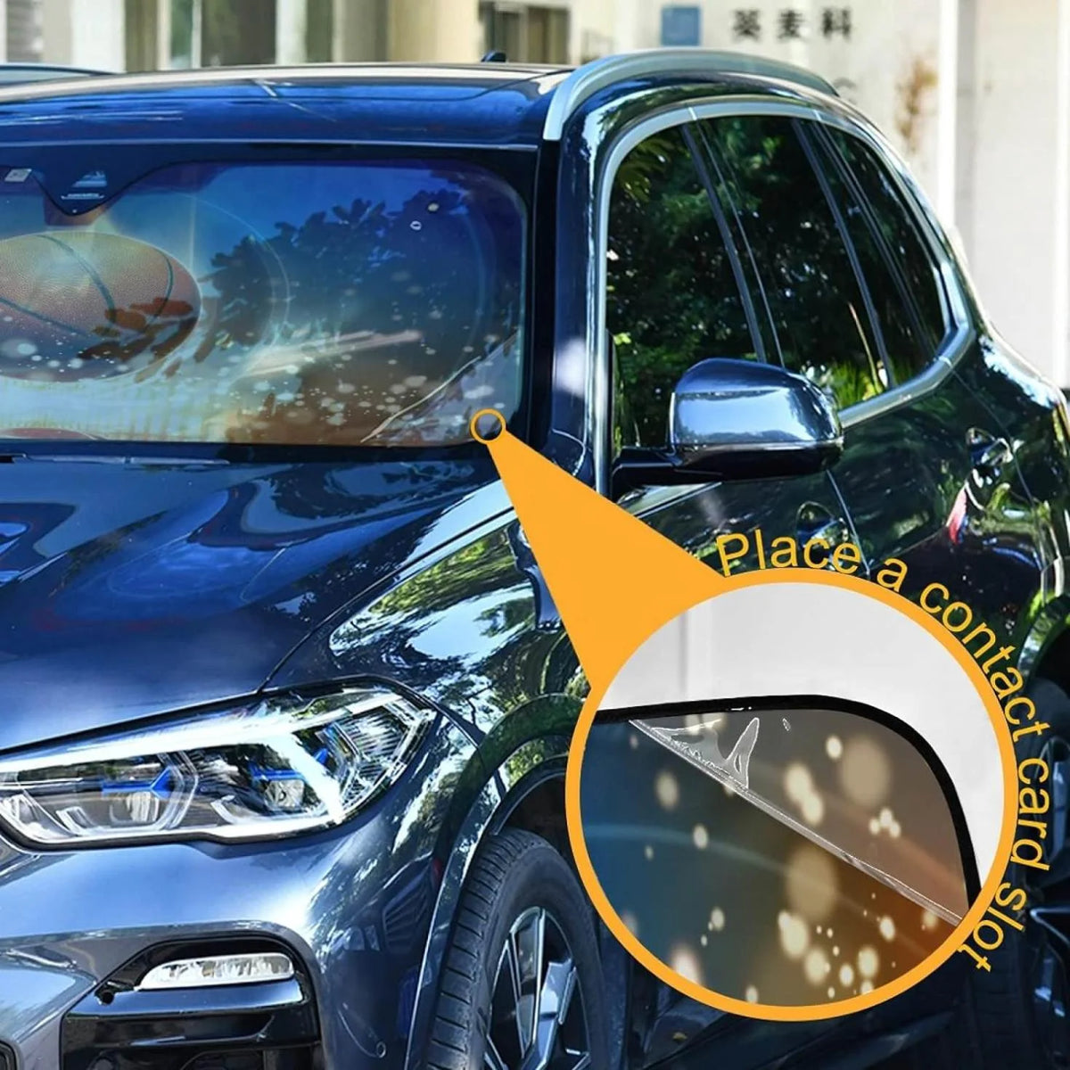 Windshield Sun Shade 55×27.6in C693710