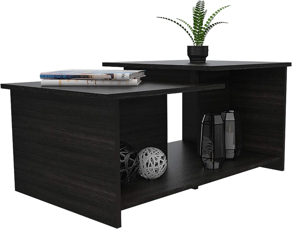 Espresso Coffee Table with Open Storage Z86312