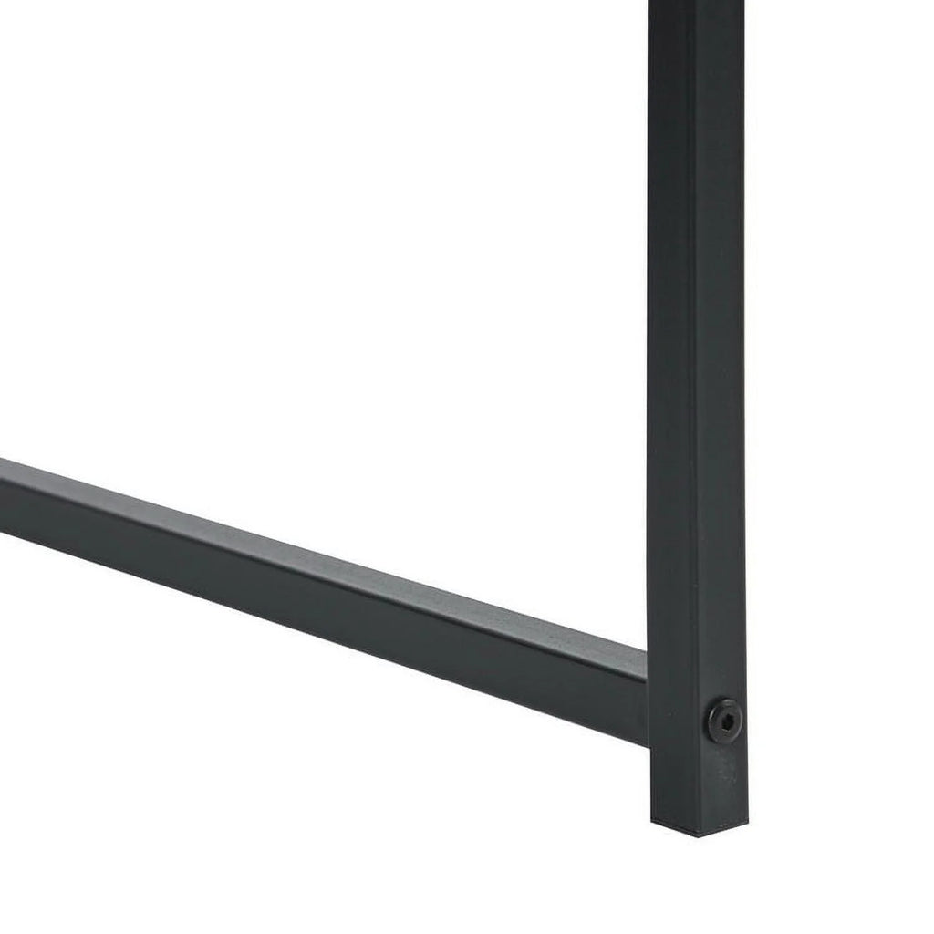 47.2" L Writing Computer Desk with 2 Storage Shelves White & Black I210194