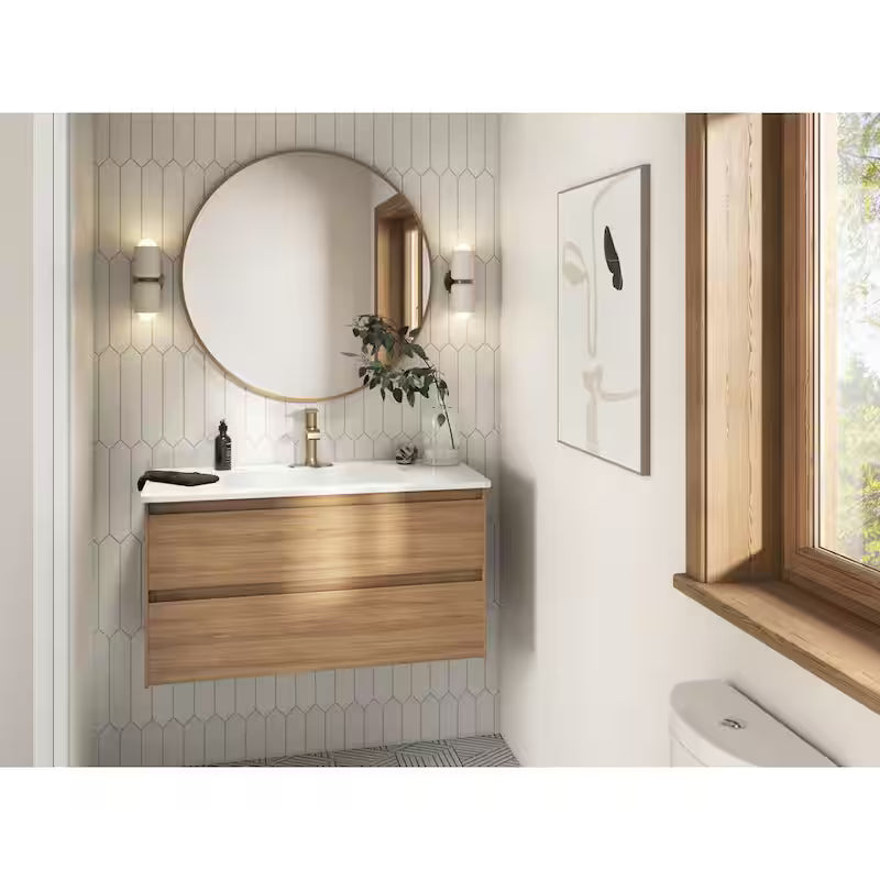 Bronze Gold Single Handle Bathroom Faucet 2-pack I336
