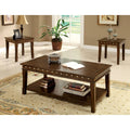 Walnut 3-Piece Accent Table Set Y995