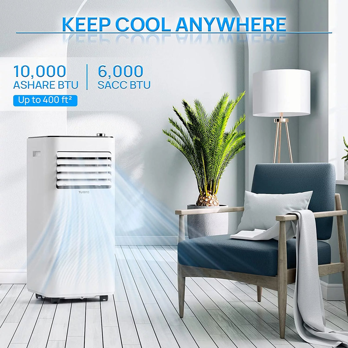 10,000 BTU Portable Air Conditioner, Dehumidifier and Fan L130457