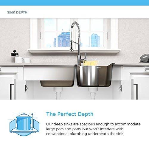 Quartz Granite Drop-in Kitchen Sink with Flange F616010