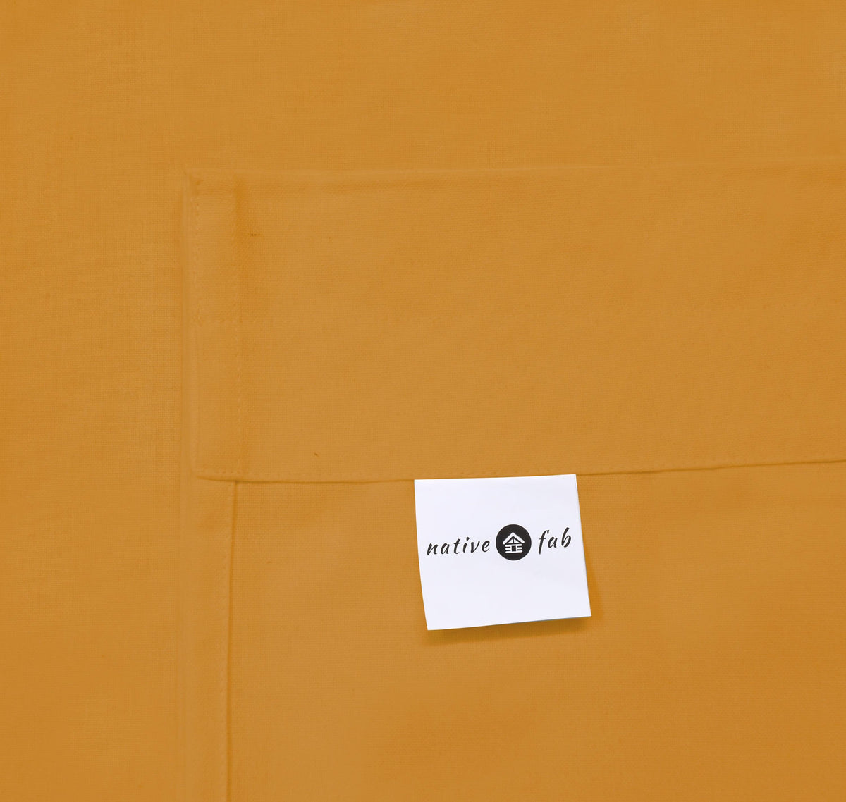 Mustard Yellow 100% Cotton Kitchen Curtain Valance Set 3 Pack S342513