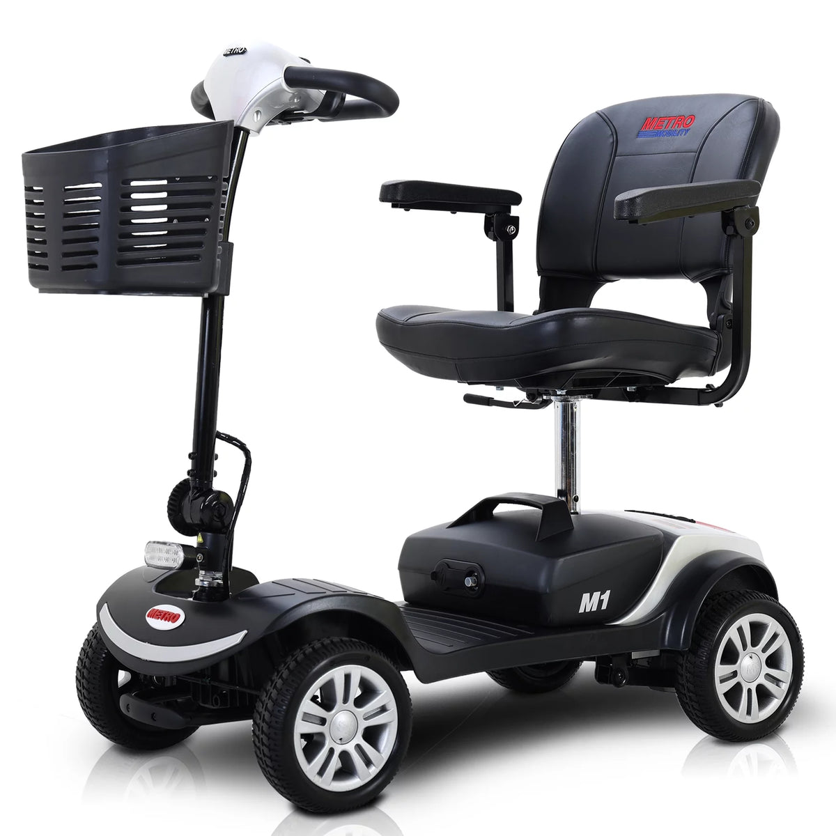 Powered Folding Mobility Scooter with Basket & Headlight U997