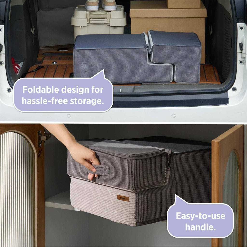 Folding Pet Stairs with Certified Foam Z525