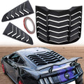 Matte Black Rear and Side Window Louvers for Ford Mustang Q4453