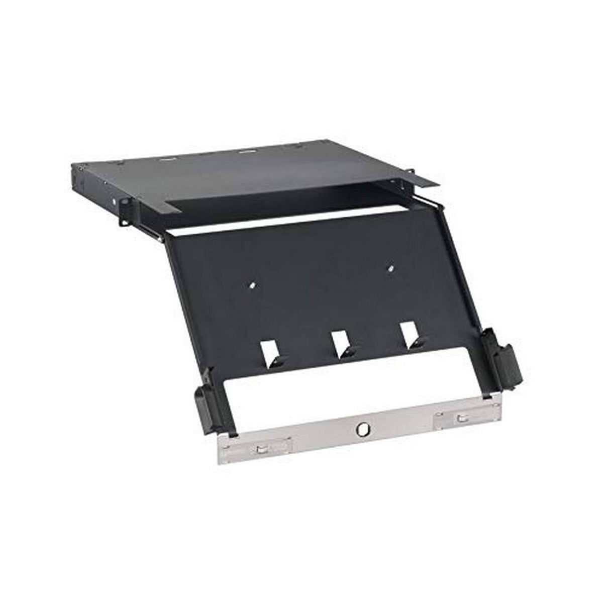 Black 1U Rack Mount Fiber Patch Panel Housing Y309