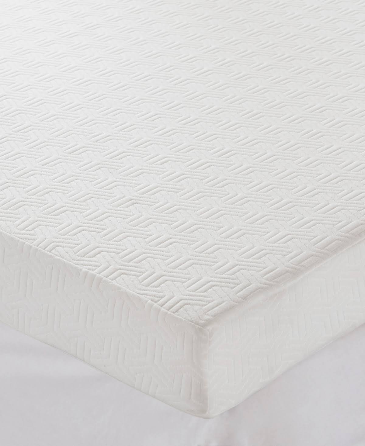 White Twin Memory Foam Mattress Topper V7354